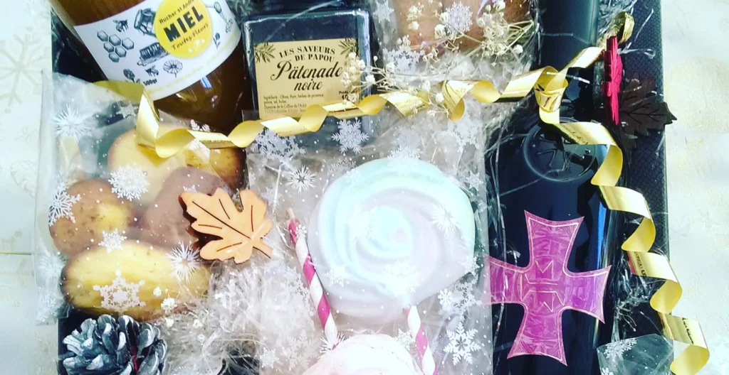 Panier cadeau gourmand audelices-de-july composé de spécialités festives à Castelnaudary,